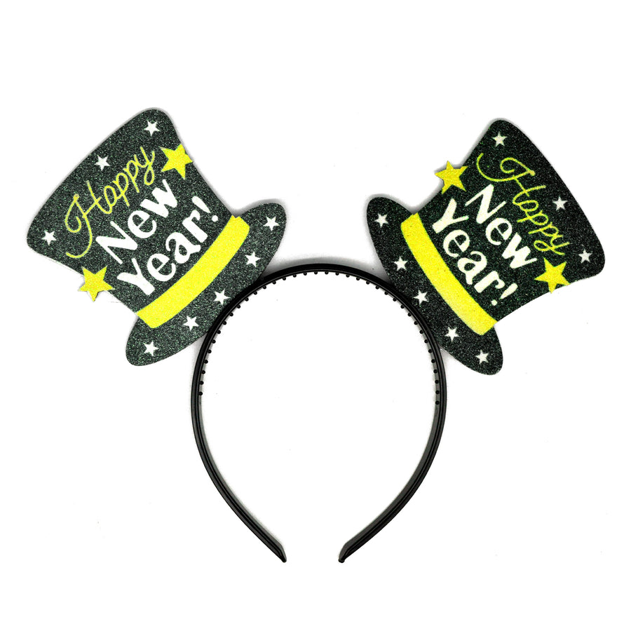 Happy New Year Top Hat Headband