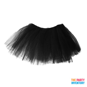 Children Plain Black Stiff Tutu