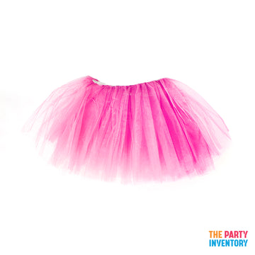 Children Plain Hot Pink Stiff Tutu