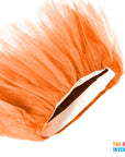 Children Plain Orange Stiff Tutu