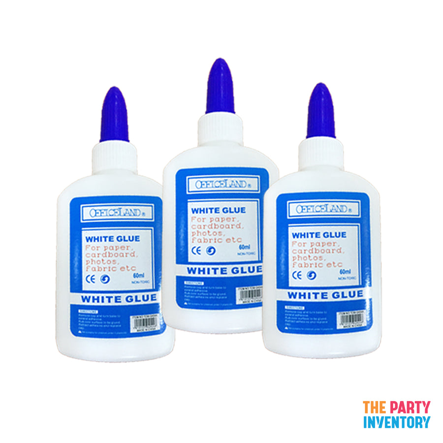 3pk White Glue 60ml