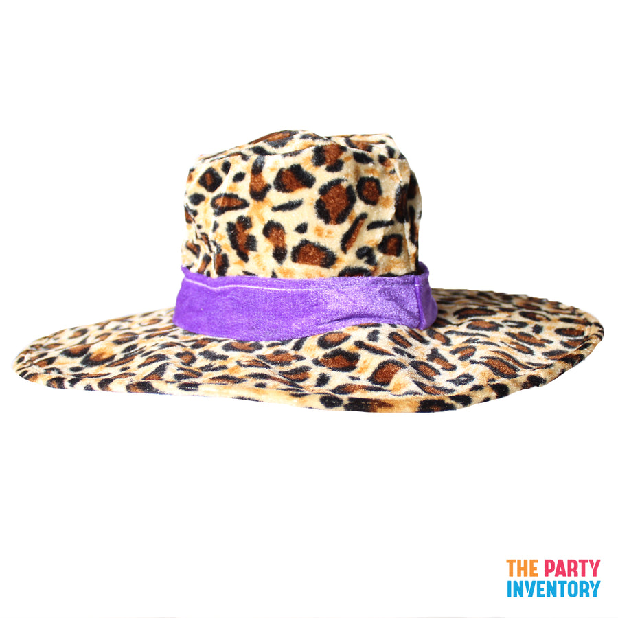 Leopard Print Pimp Hat