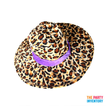 Leopard Print Pimp Hat