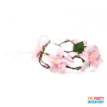 Pink Forrest Orchid Flower Crown