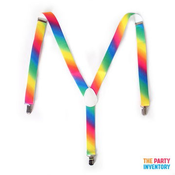 Rainbow Gradient Suspenders