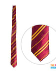 Long Wizard Stripe Tie (Red)
