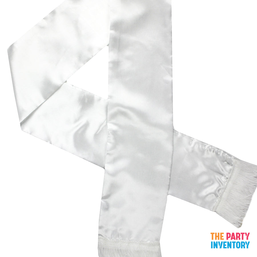 1920s Gangster Scarf (White)
