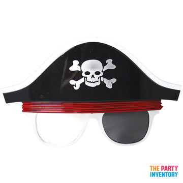 Pirate Party Glasses with Red Sash