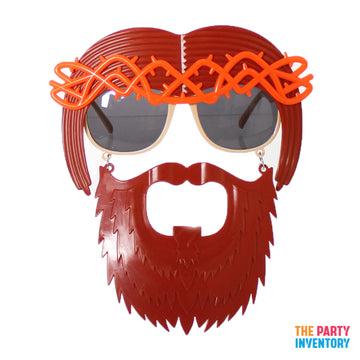 Jesus Party Glasses with Beard