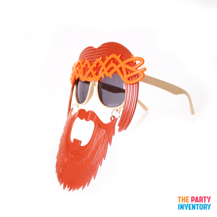 Jesus Party Glasses with Beard