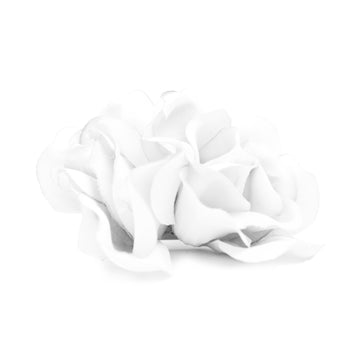 White Double Flower Hair Clip