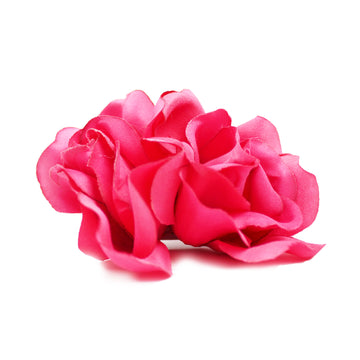 Pink Double Flower Hair Clip