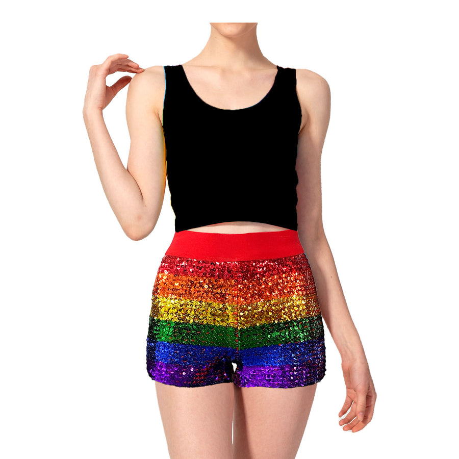 Sequin Shorts (Rainbow)