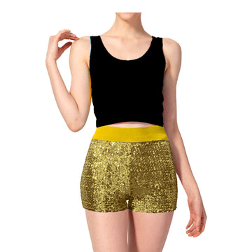 Sequin Shorts (Gold)