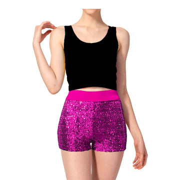 Sequin Shorts (Pink)