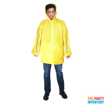 Adult Yellow Raincoat Costume