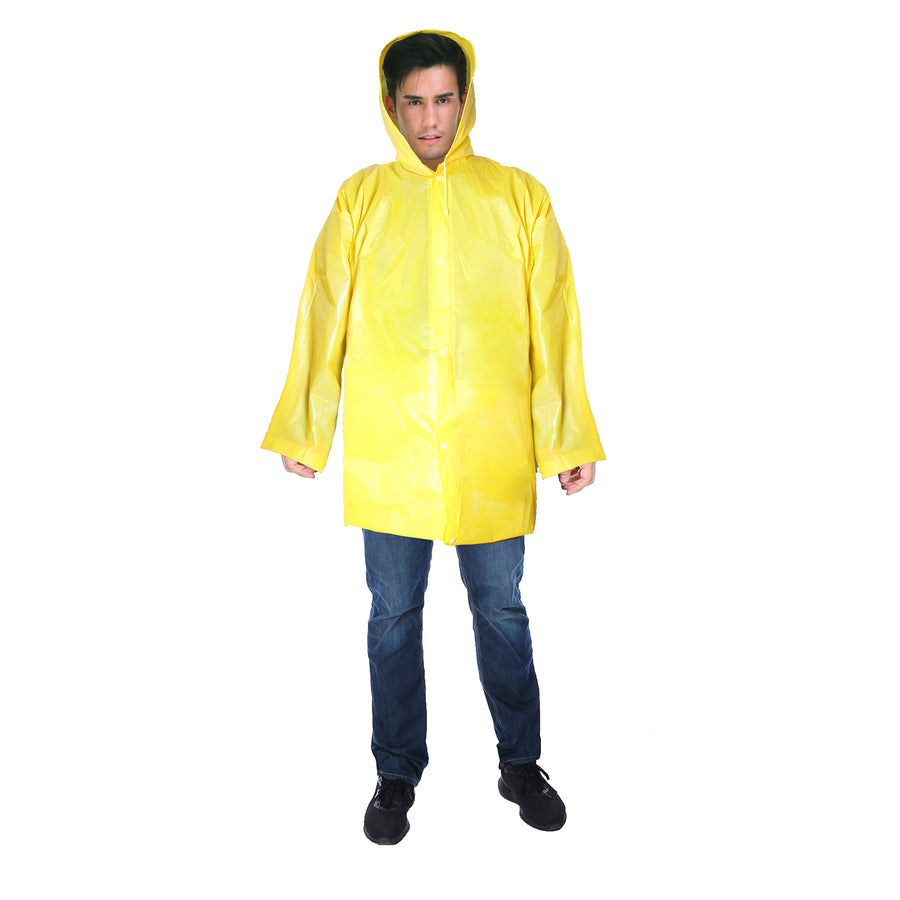 Adult Yellow Raincoat Costume