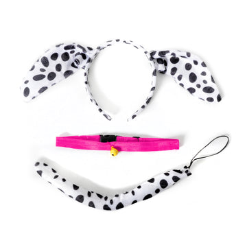 Deluxe Pink Dalmatian Costume Kit (3 Piece Set)