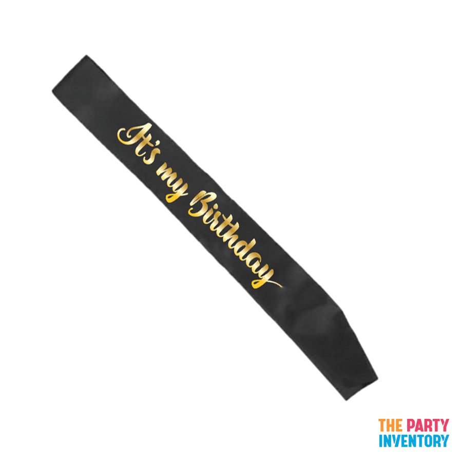 It's my Birthday Party Sash