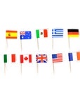 World Flag Toothpicks 50pk