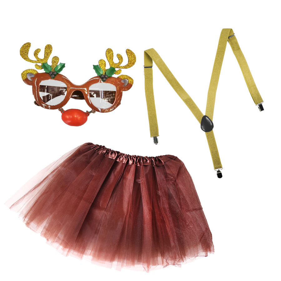 Christmas Rudolph Reindeer Costume Kit (Kids/Adults)