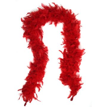 Red Feather Boa