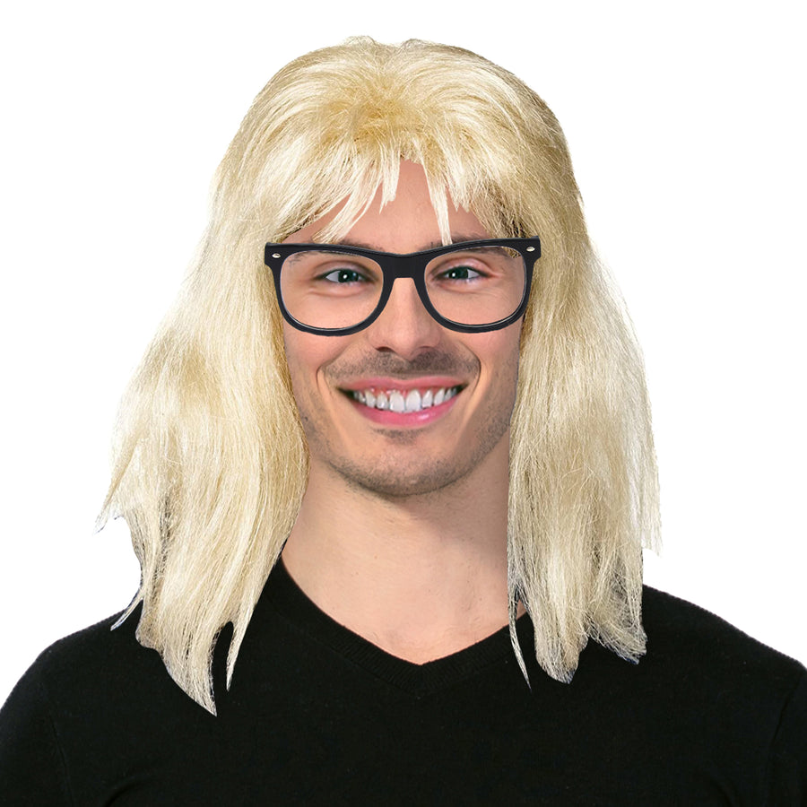 Mens Nerd Mullet Wig