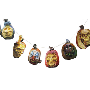 Scary Faces Halloween Banner