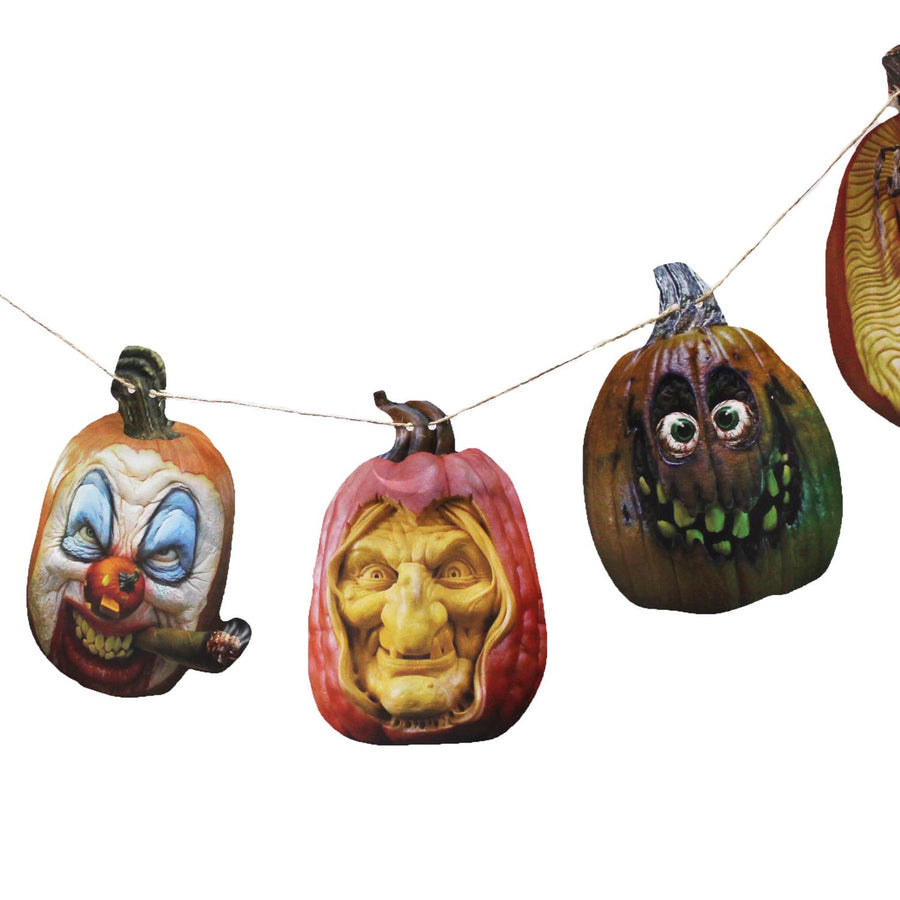 Scary Faces Halloween Banner