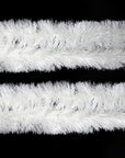 White Christmas Tinsel (13cm Thick)