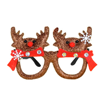 Twin Reindeers Party Glasses