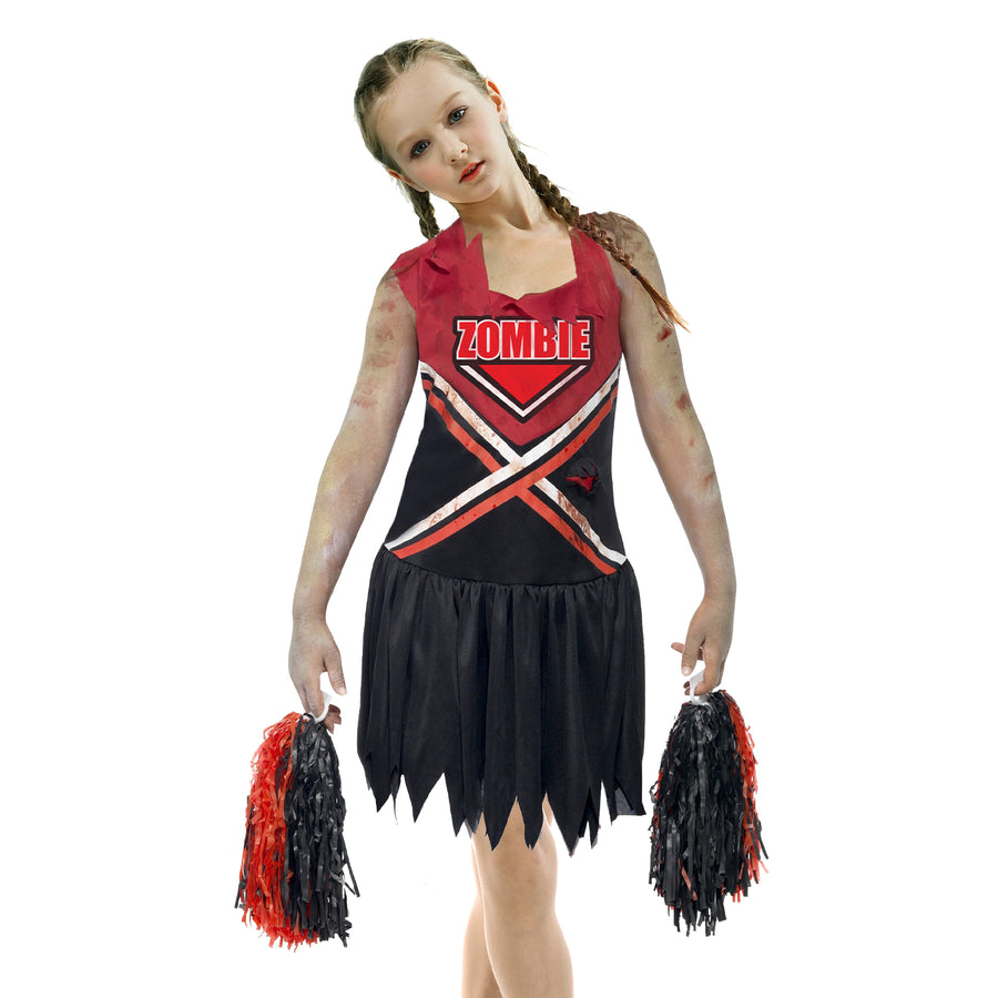 Children Zombie Cheerleader Costume