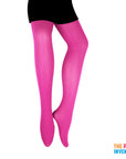 Pink Plain Pantyhose