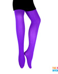 Purple Plain Pantyhose