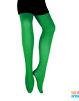 Dark Green Plain Pantyhose