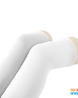 White Plain Over Knee Stockings