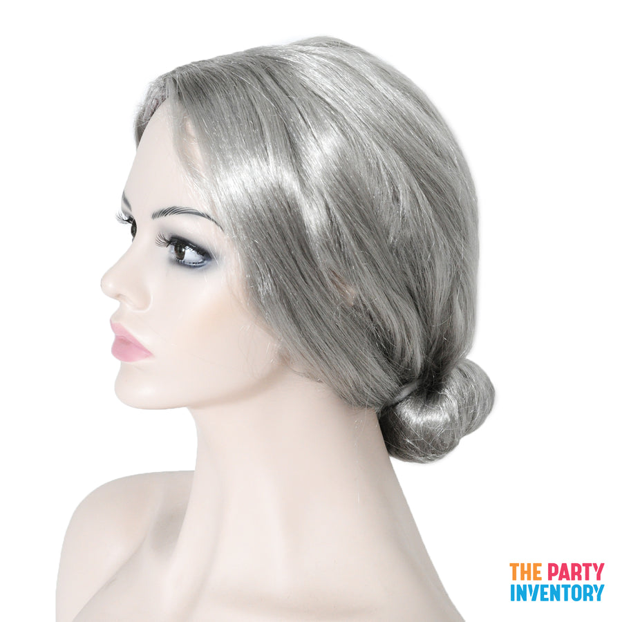 Silver Grandma Wig